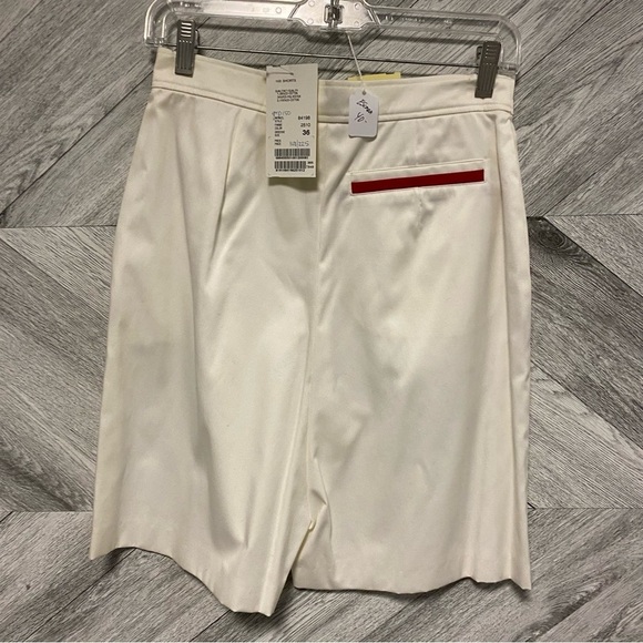 Escada Sport | Skort In White With Red Accents Size 36 NEW - Picture 4 of 8